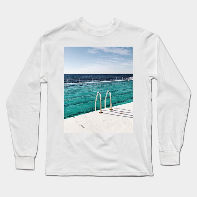 Tropical Pool Long Sleeve T-Shirt by NewburyBoutique